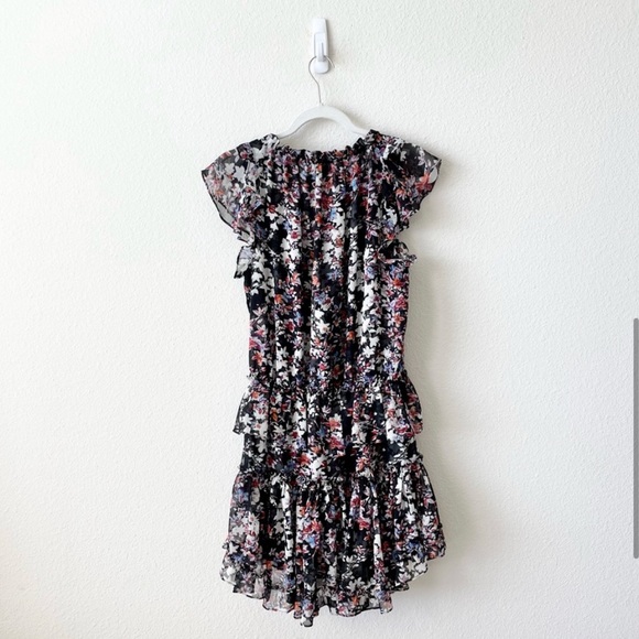 MISA Los Angeles Fleur Mini Dress in Black Floral Size Medium - Picture 5 of 10